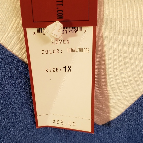 Blue & White Tank Top - Picture 7 of 7